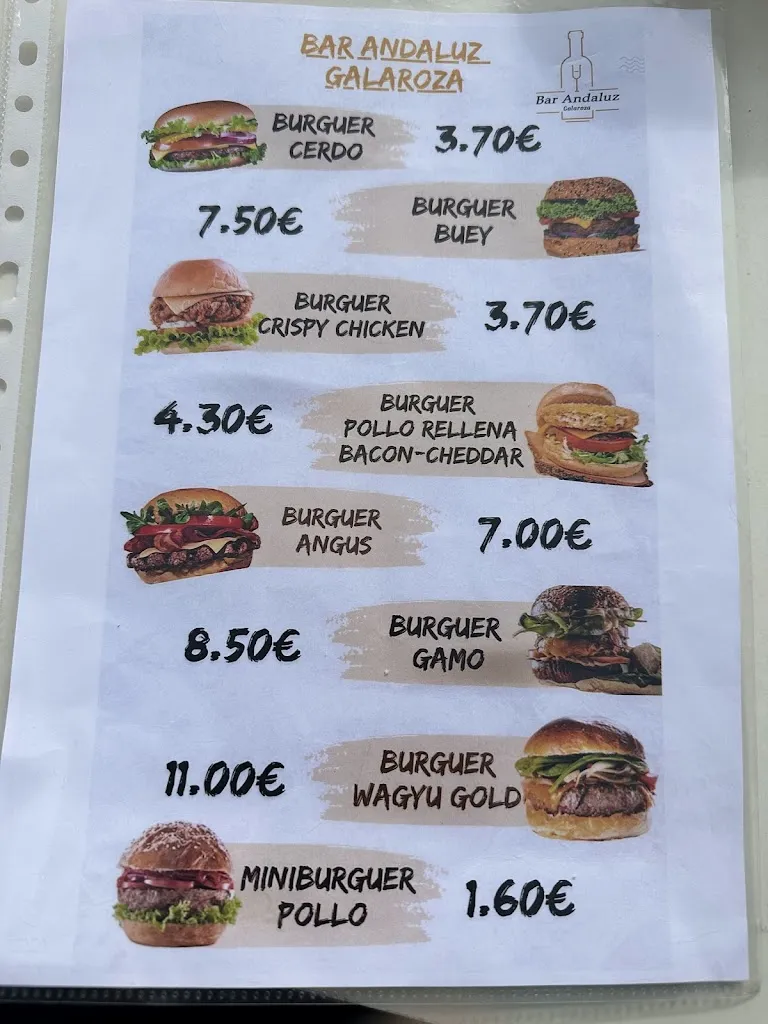 Menu_Cerveceria Bar Andaluz_Galaroza_image_4