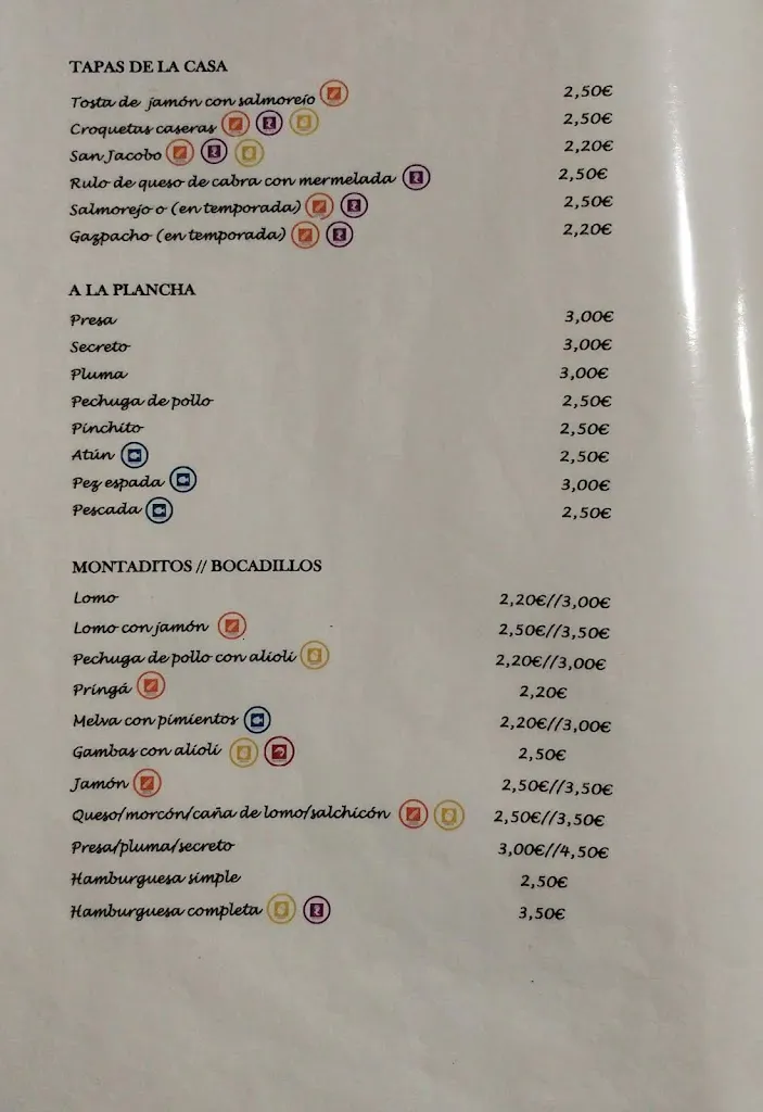 Menu_Bar Avenida Casa Encarna_Galaroza_image_3