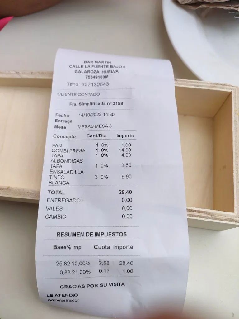 Fran González_Bar MARTIN_Galaroza_review