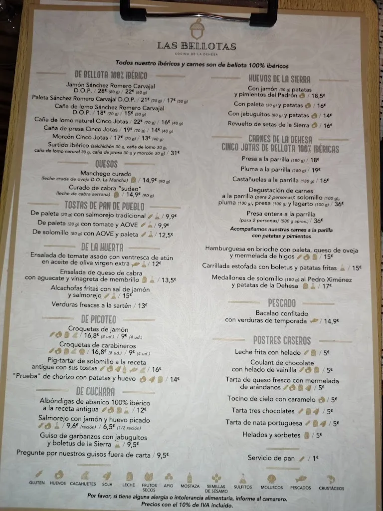Menu_Restaurante Las Bellotas_Galaroza_image_1