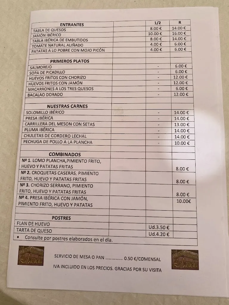 Menu_Restaurante Mesón La Casucha_Galaroza_image_1