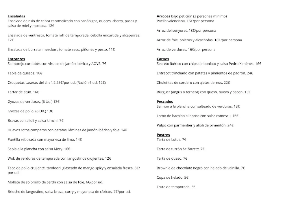 Menu_La Torreta Restaurante_Biar_image_1