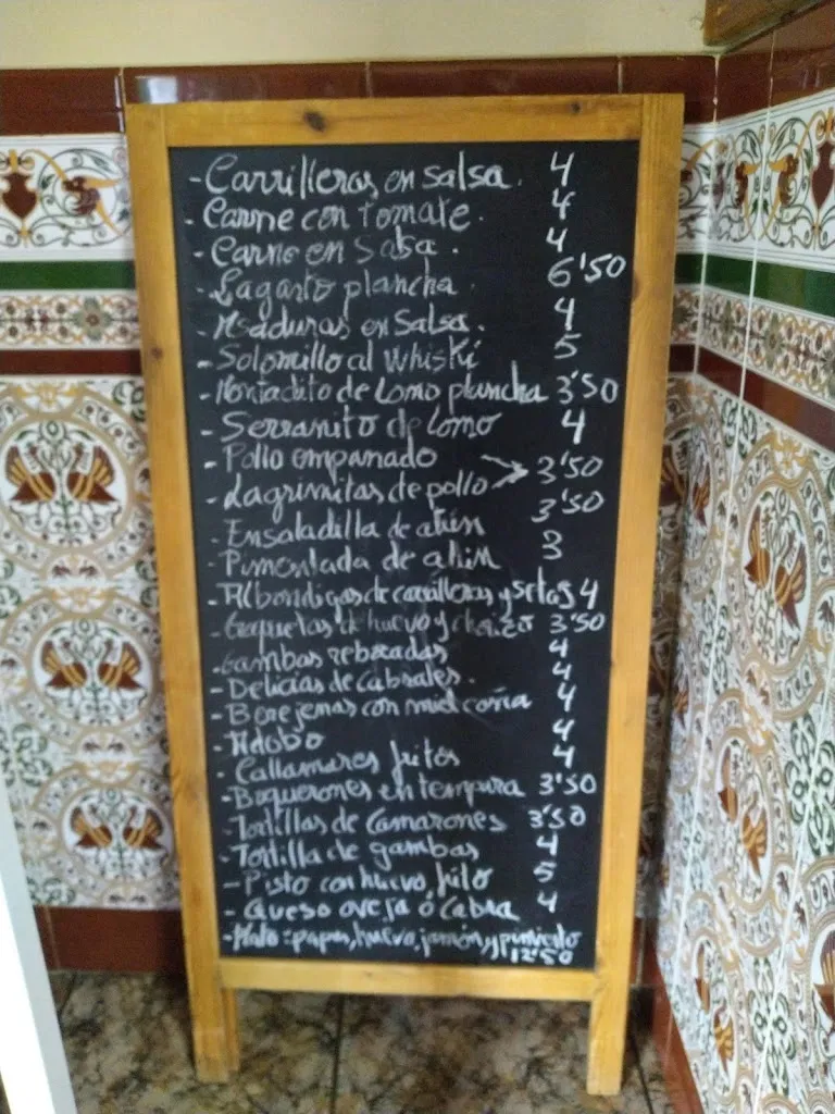 Menu_Bar Manolete_Higuera de la Sierra_image_4