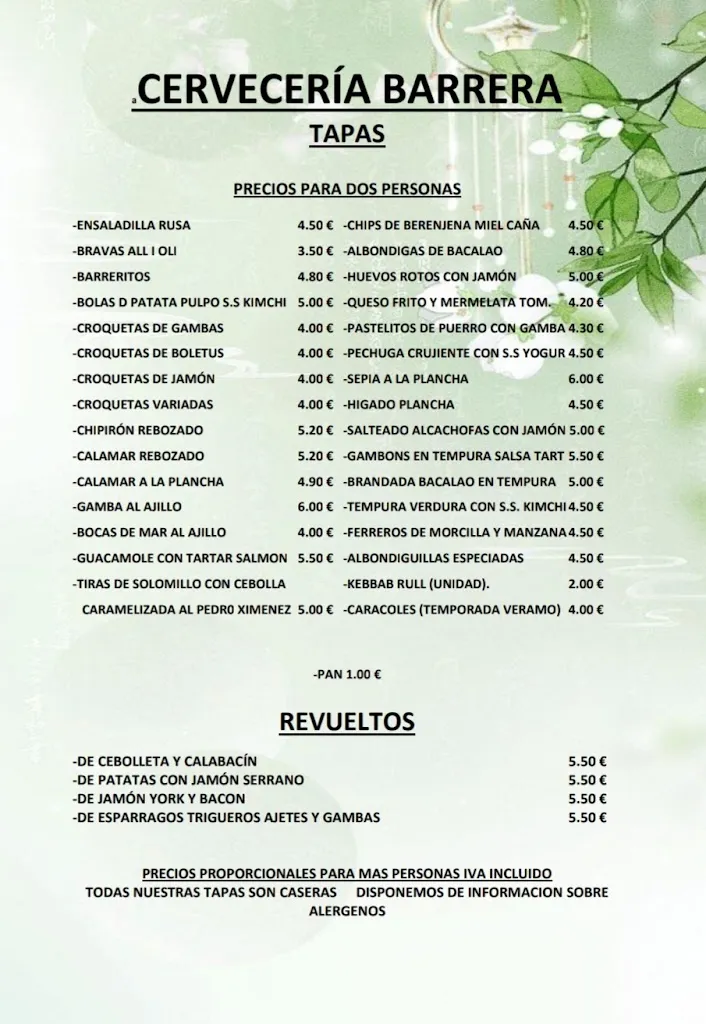 Menu_Cervecería Barrera | Biar_Biar_image_3