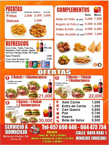 Menu_HINOJOS DONER KEBAB_Hinojos_image_1