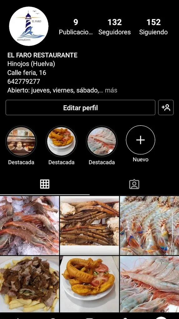 Menu_El faro restaurante Hinojos_Hinojos_immagine_2