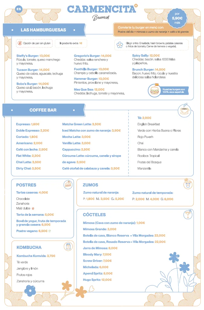 Menu_Carmencita Brunch Lavapiés_Manzanilla_image_1
