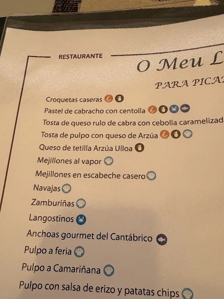 Menu_Restaurante O Meu Lar_Camariñas_immagine_2