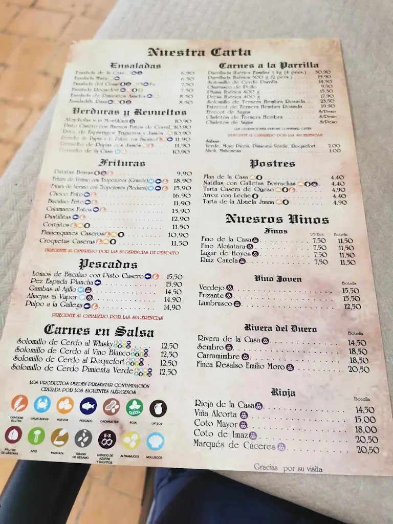 Menu_Restaurante El Cortijo Lucena _Lucena del Puerto_image_1