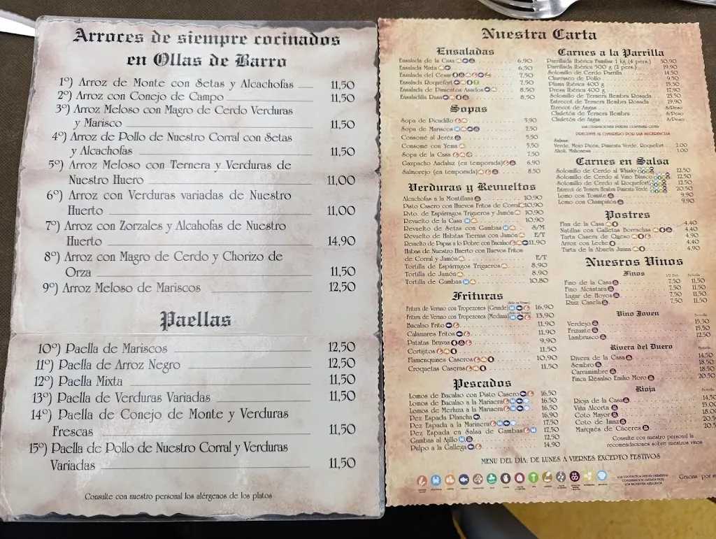 Menu_Restaurante El Cortijo Lucena _Lucena del Puerto_image_3