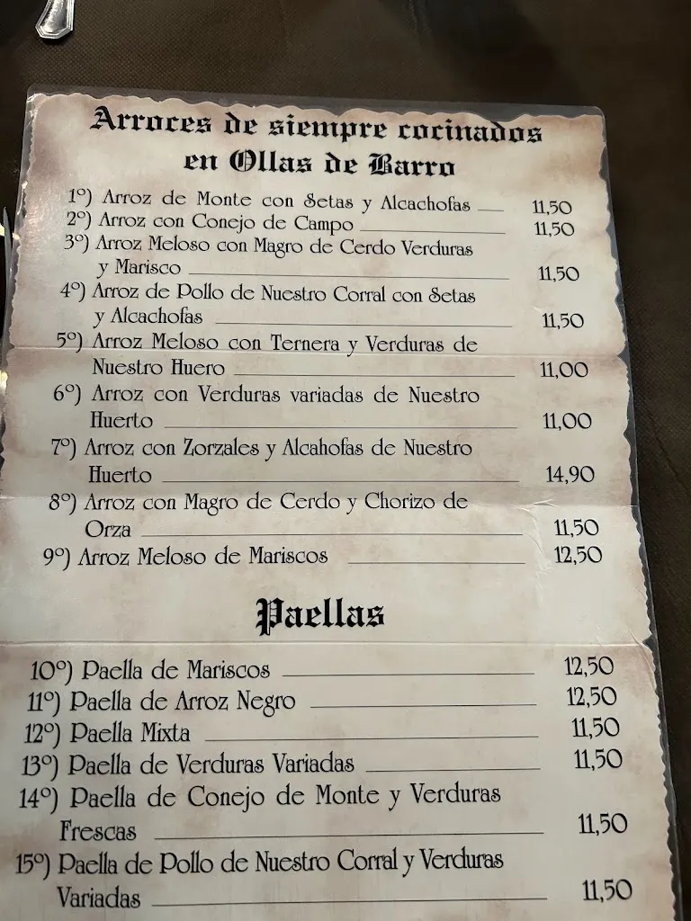 Menu_Restaurante El Cortijo Lucena _Lucena del Puerto_image_4