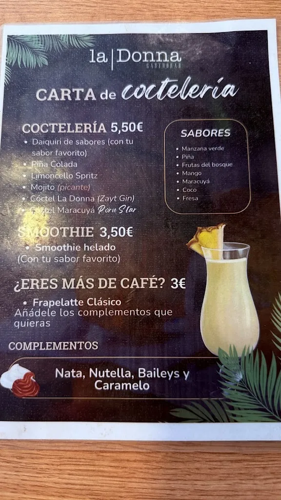 Menu_La Donna Gastrobar_Lucena del Puerto_image_3