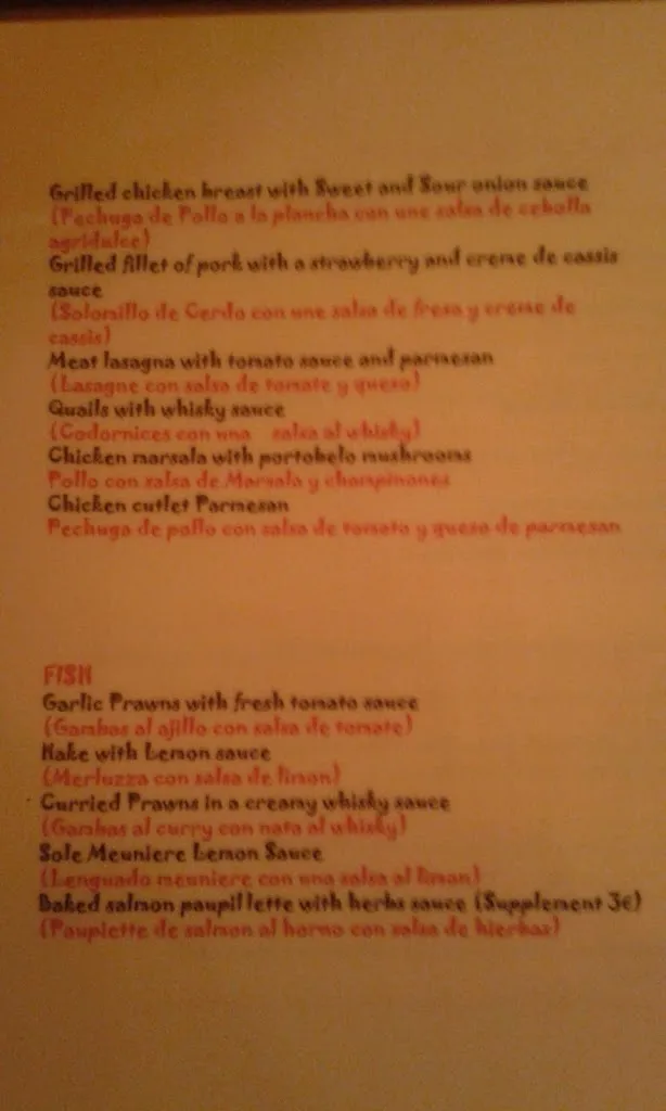 Menu_the vagabond_Benidorm_image_1