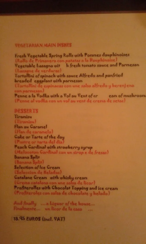 Menu_the vagabond_Benidorm_image_2