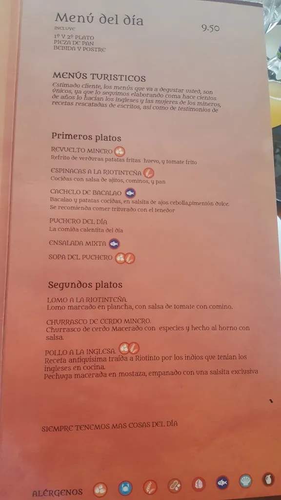 Menu_Época_Minas de Riotinto_immagine_1