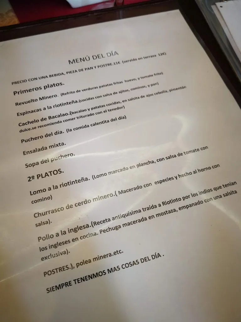 Menu_Época_Minas de Riotinto_immagine_2