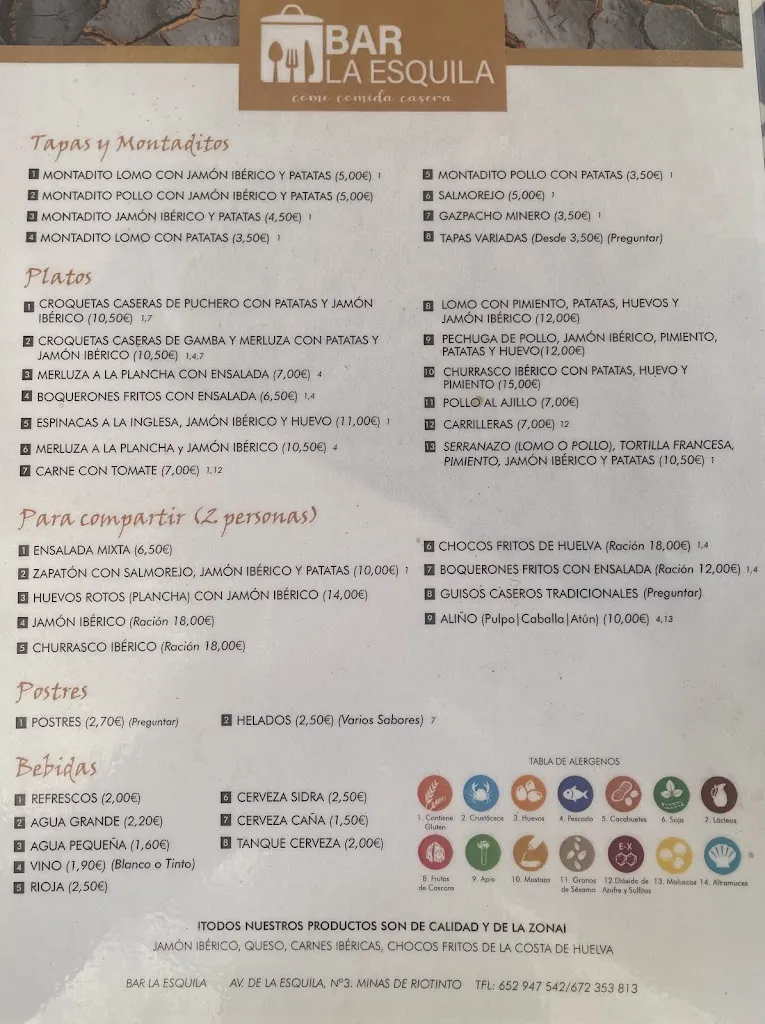 Menu_Restaurante La Esquila_Minas de Riotinto_image_1