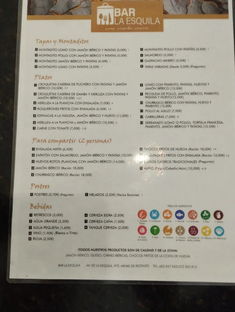 Menu_Restaurante La Esquila_Minas de Riotinto_image_4