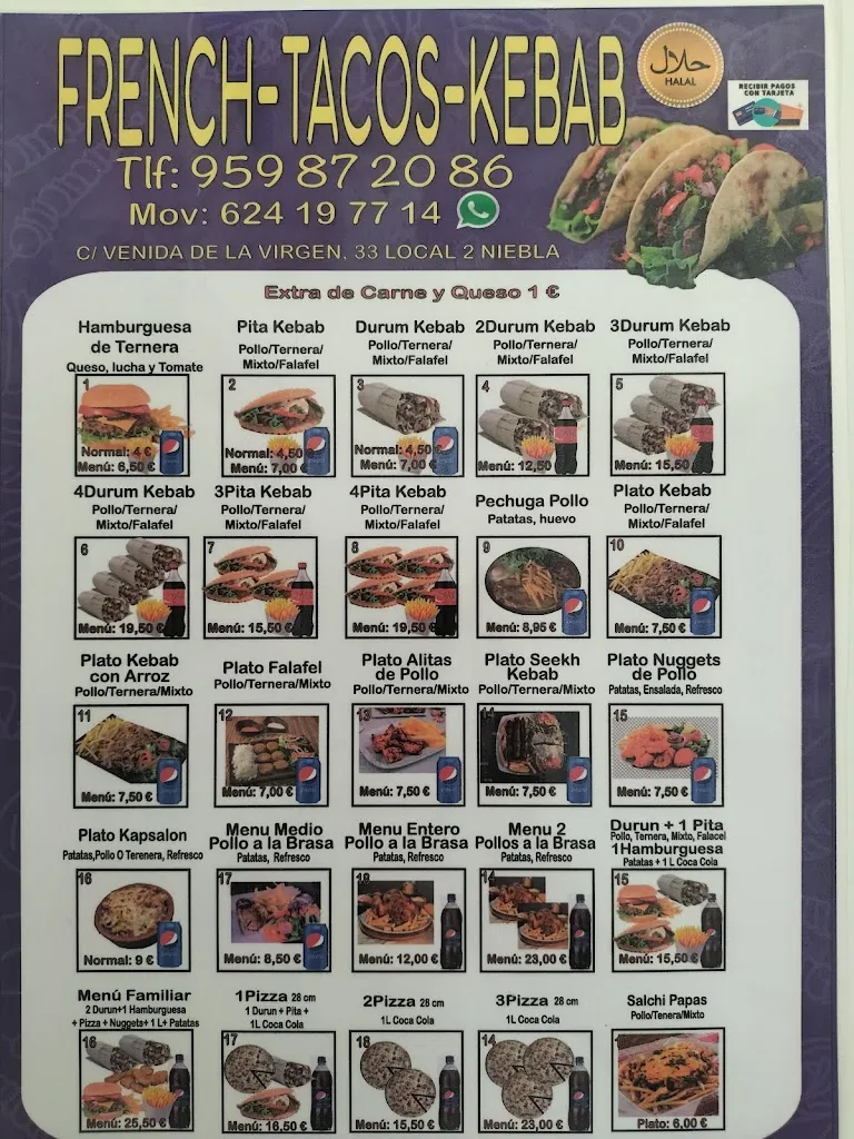 Menu_French Tacos kebab niebla_Niebla_image_2