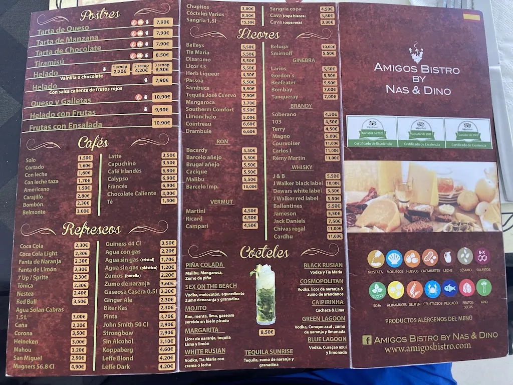 Menu_Amigos Bistro_Benidorm_image_2
