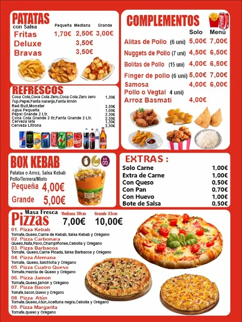 Menu_PATERNA DONER KEBAB_Paterna del Campo_image_3