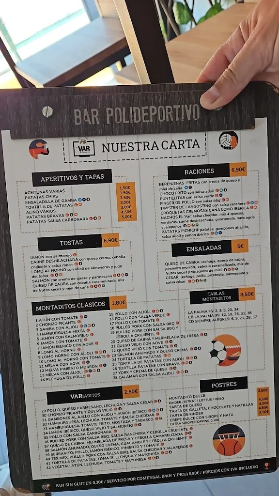 Menu_Bar Polideportivo La Palma_Palma del Condado La_image_3