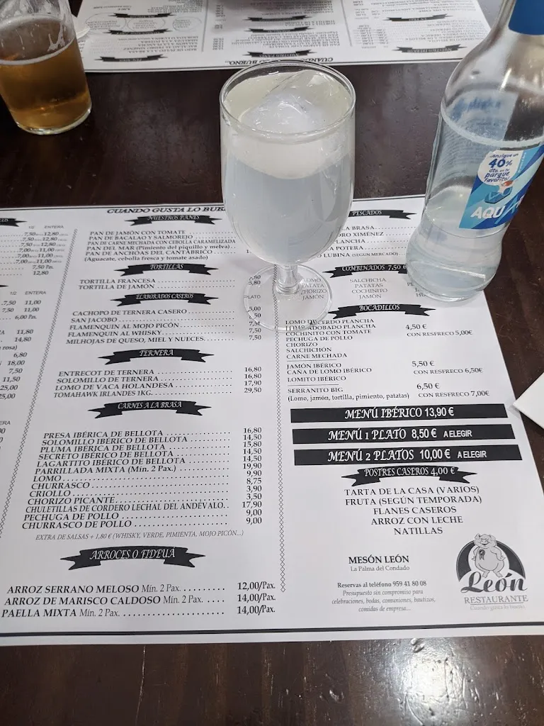 Menu_Restaurante León_Palma del Condado La_image_1