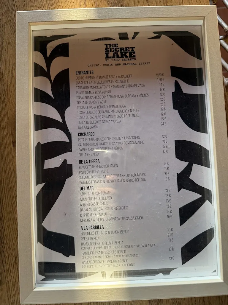Menü_The Secret Lake_Puerto Moral_Bild_3