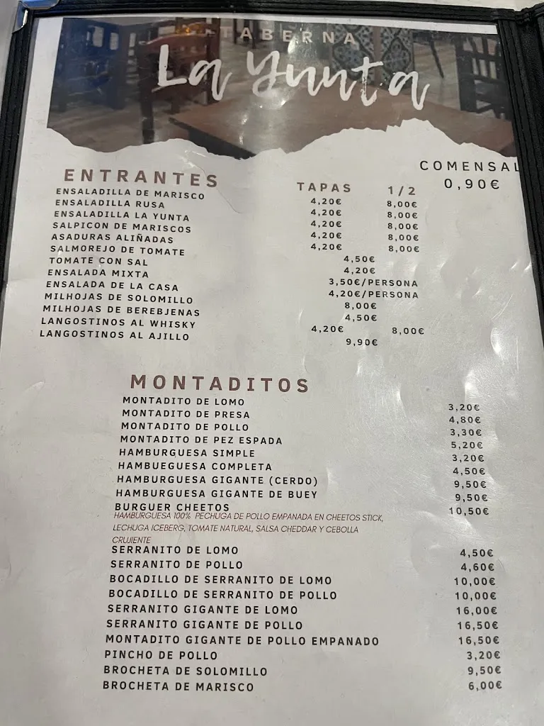 Menu_Taberna La Yunta_Moguer_image_1