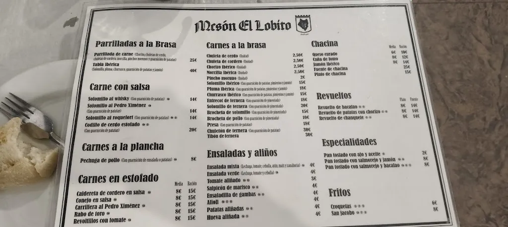 Menu_Restaurante El Lobito_Moguer_immagine_2