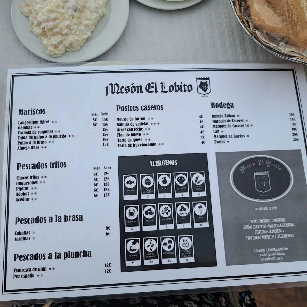 Menu_Restaurante El Lobito_Moguer_immagine_3
