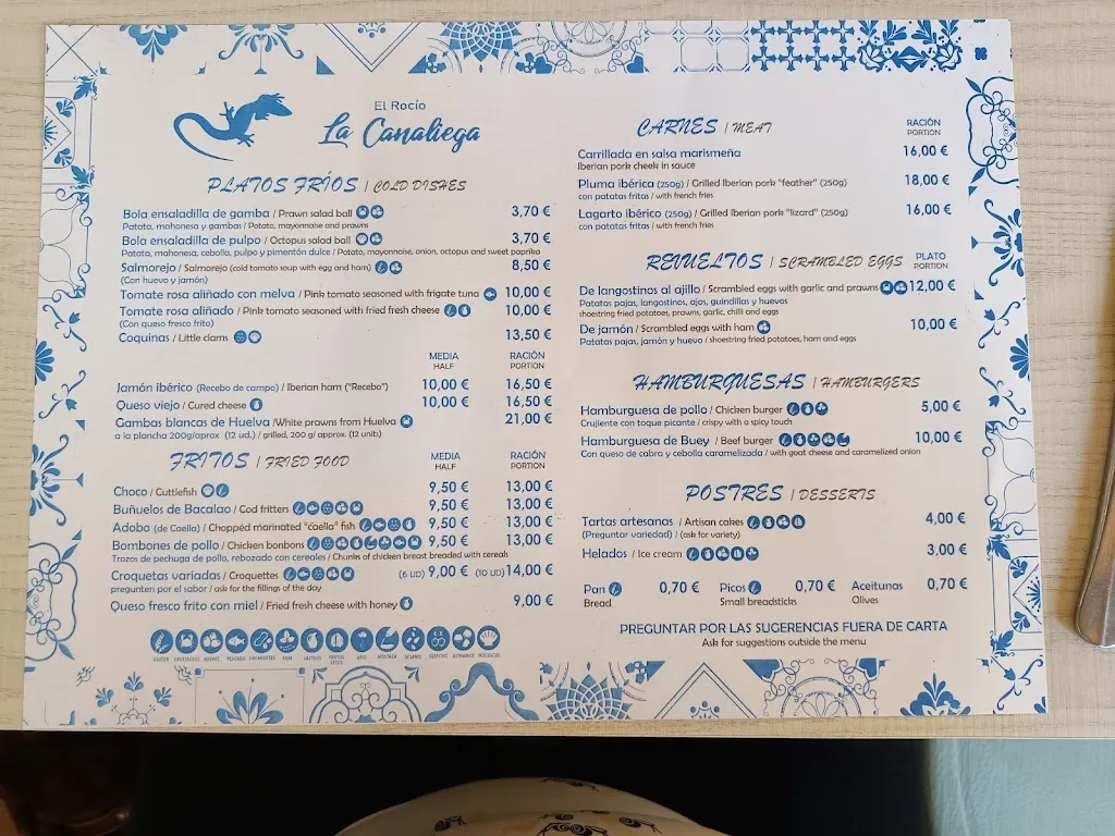 Menu_La Canaliega (El Rocio)_Moguer_image_3