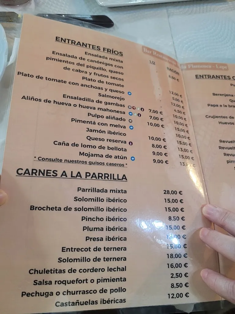 Menu_Peña Cultural Flamenca de Lepe_Lepe_image_1