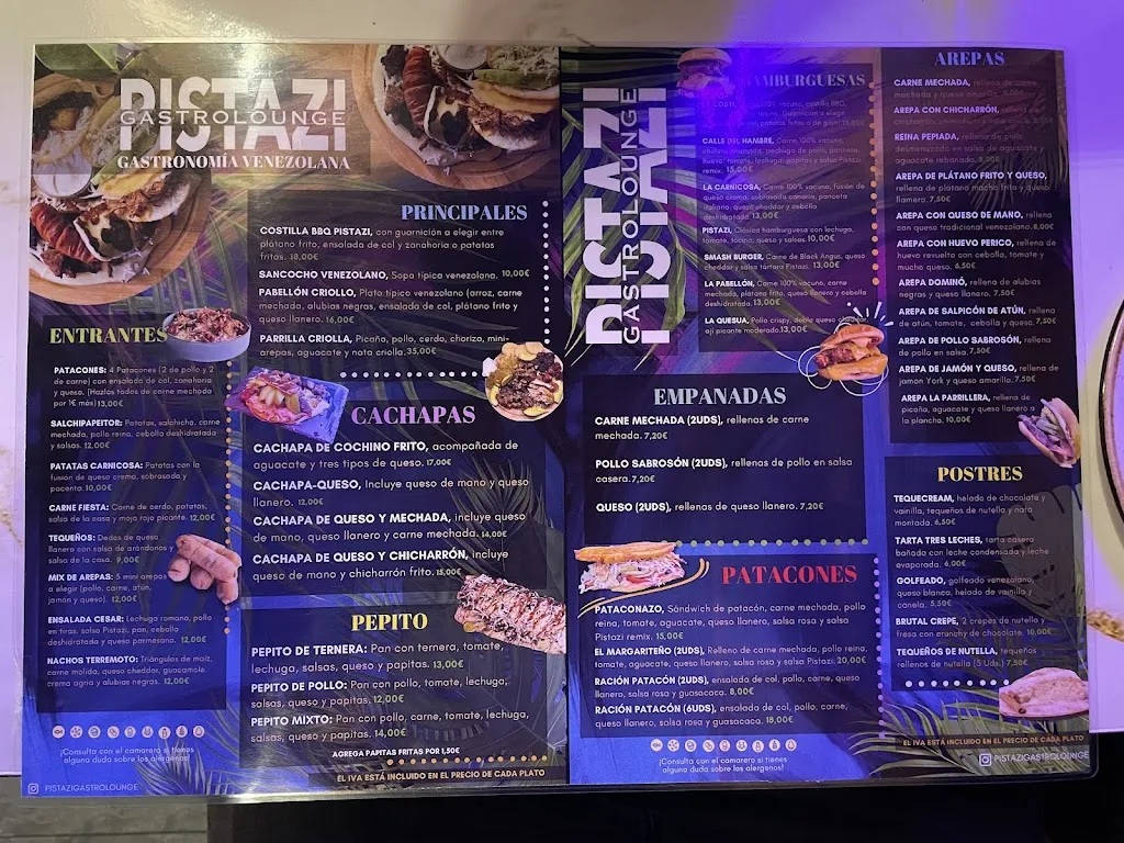 Menu_Restaurant Pistazi gastrolounge - Benidorm_Benidorm_immagine_1