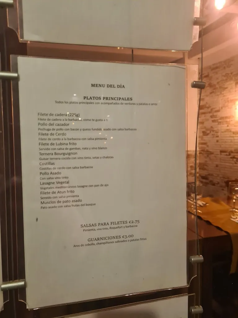 Menu_Paneil's Steakhouse & Restaurant_Benidorm_immagine_1