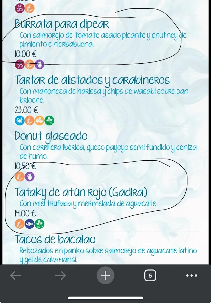 Menu_Mar de Leva_Lepe_image_4