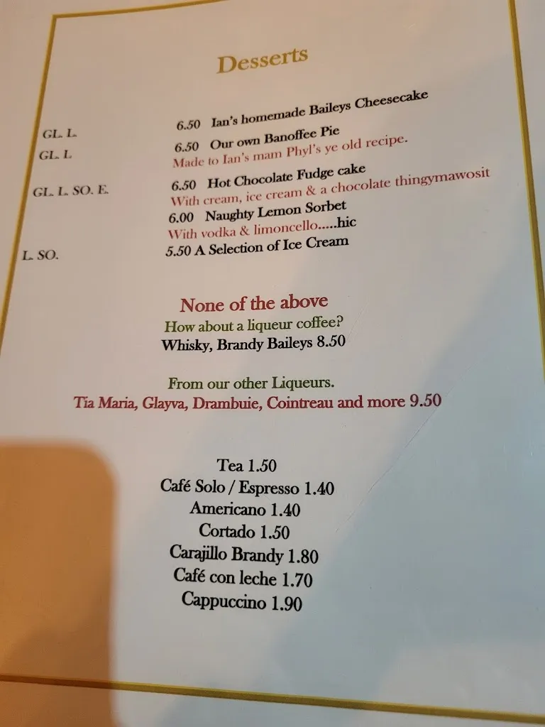 Menu_Ians' Restaurant_Benidorm_image_4