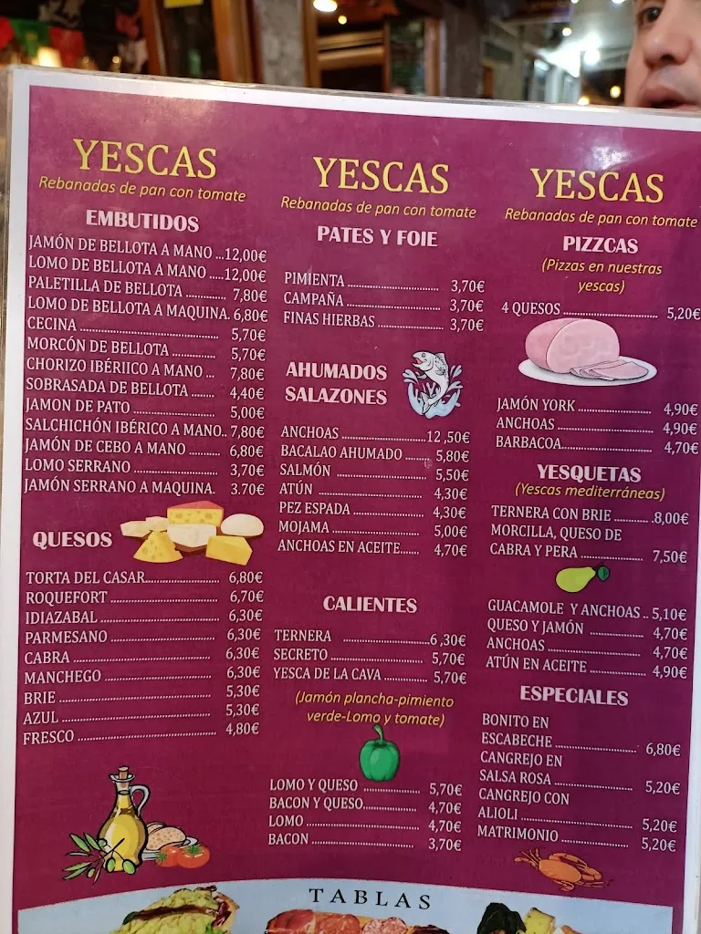 Menu_La Cava Aragonesa_Benidorm_image_3