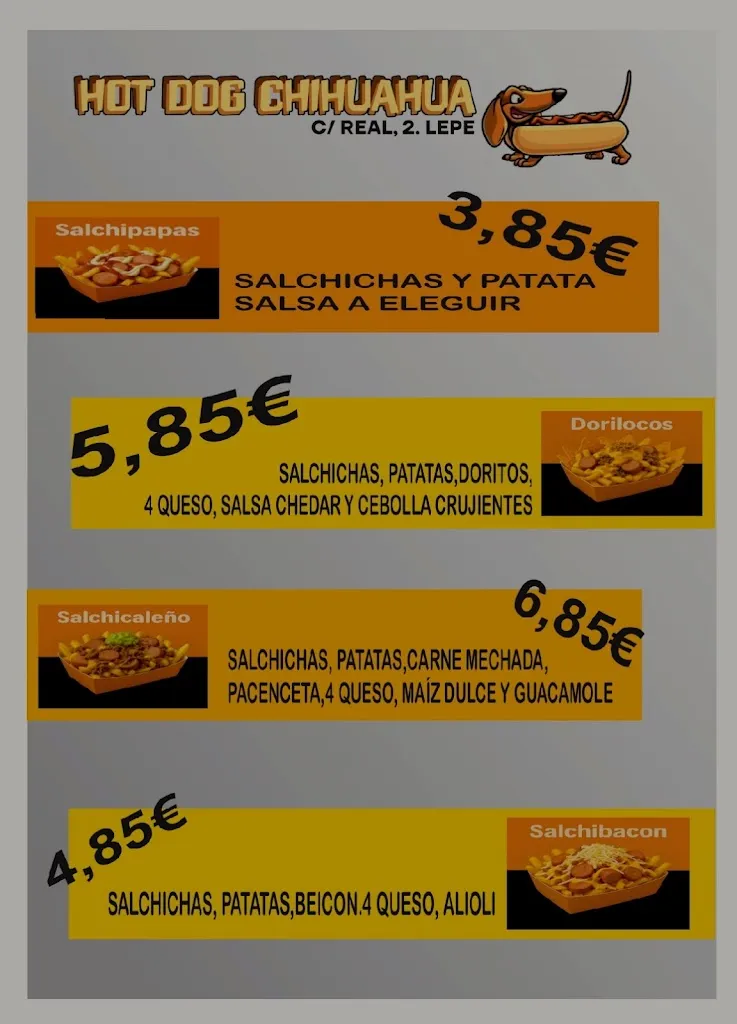 Menu_HotDogs Chihuahua_Lepe_immagine_3