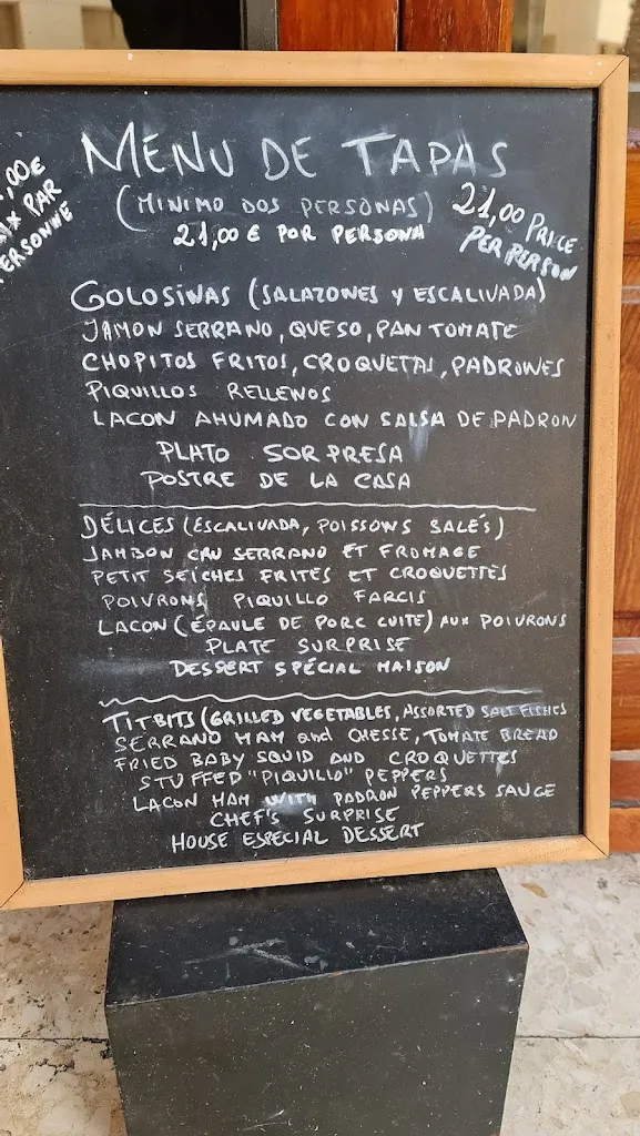 Menu_Restaurante La Rana_Benidorm_immagine_3