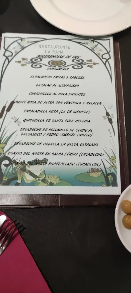 Menu_Restaurante La Rana_Benidorm_immagine_4
