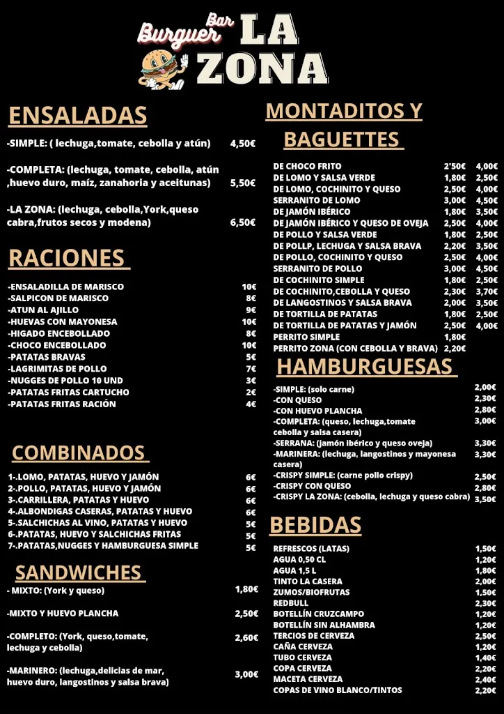 Menu_Bar Burguer La Zona_Lepe_image_1
