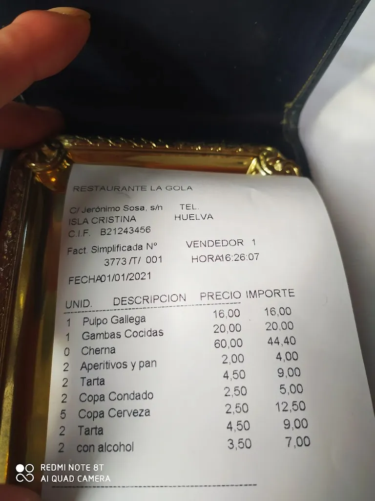 Menu_RESTAURANTE LA GOLA ( Pueblo)_Isla Cristina_image_2