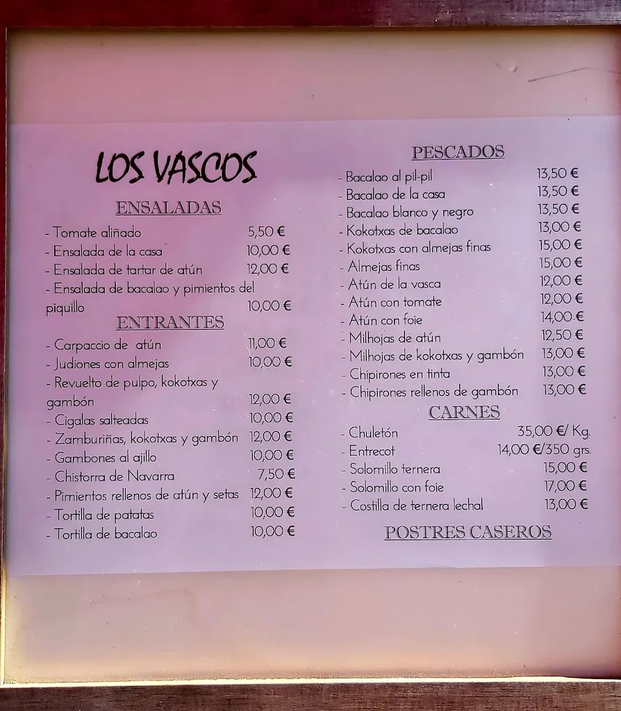 Menu_Asador Los Vascos_Isla Cristina_image_2