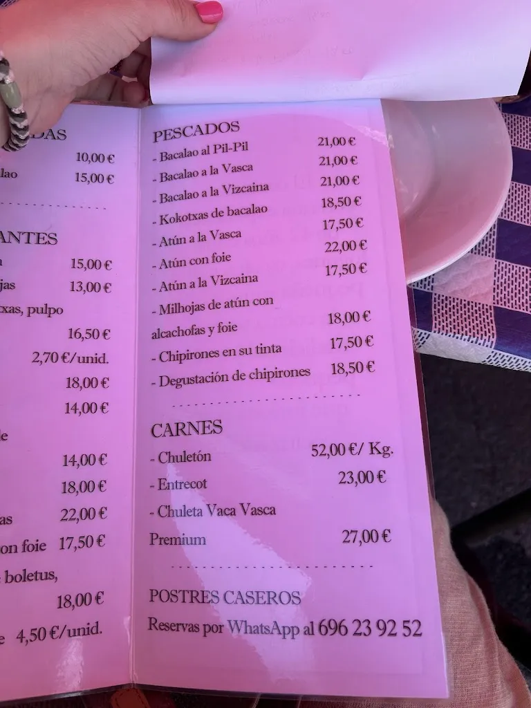 Menu_Asador Los Vascos_Isla Cristina_image_3