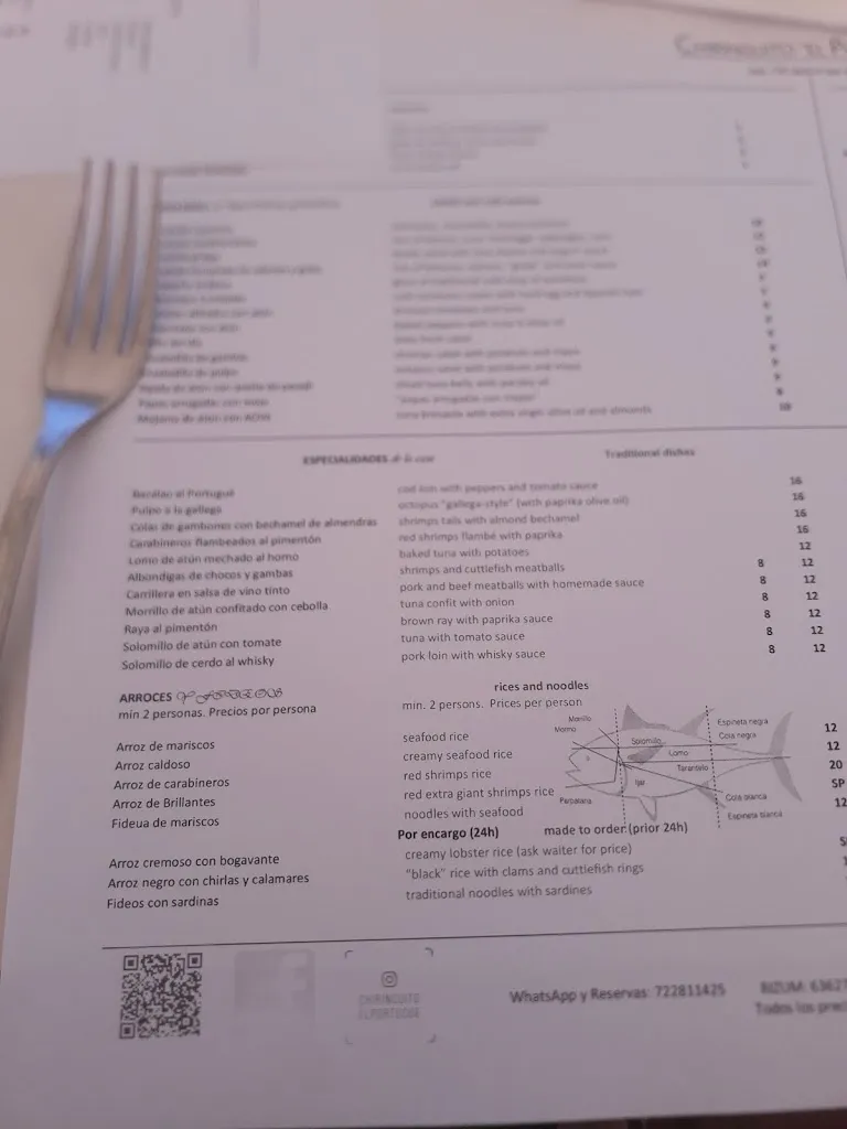 Menu_Chiringuito elPortugue Playa del Hoyo_Isla Cristina_image_2