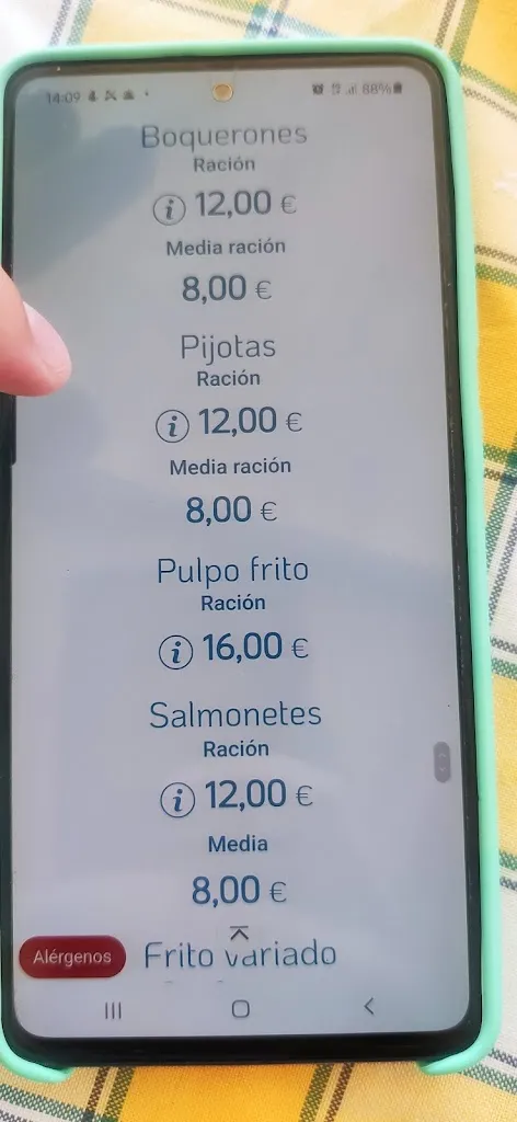 Menu_Chiringuito elPortugue Playa del Hoyo_Isla Cristina_image_3