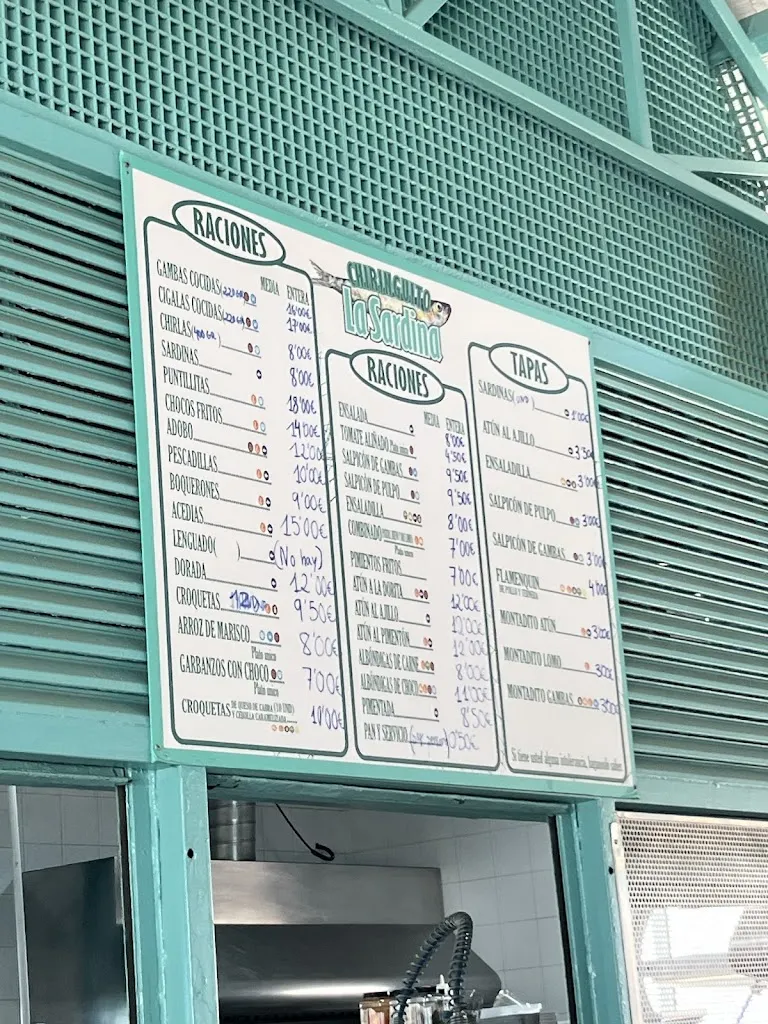 Menu_Chiringuito La Sardina_Isla Cristina_image_1