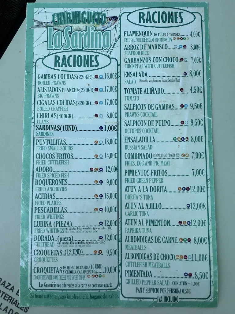 Teresa Contreras_Chiringuito La Sardina_Isla Cristina_review