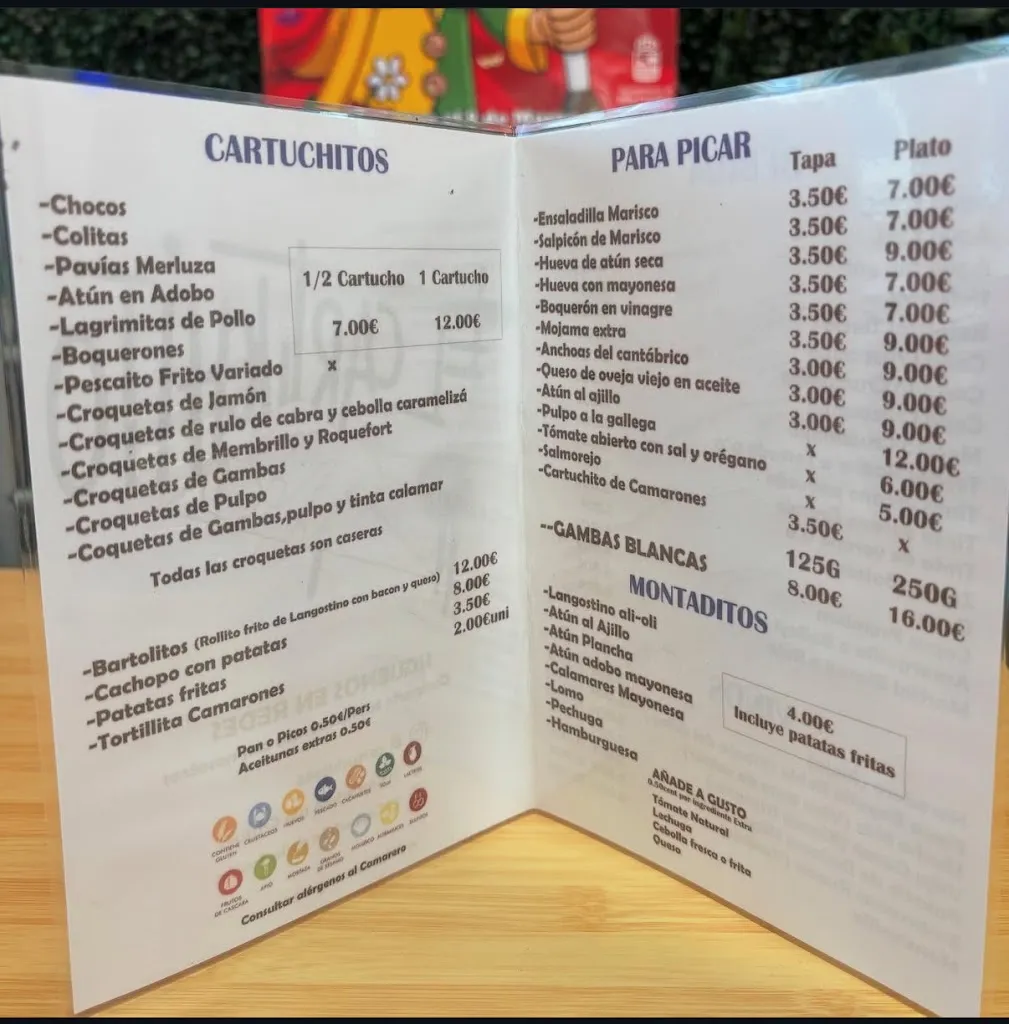 Menu_EL CARTUCHITO_Isla Cristina_image_1